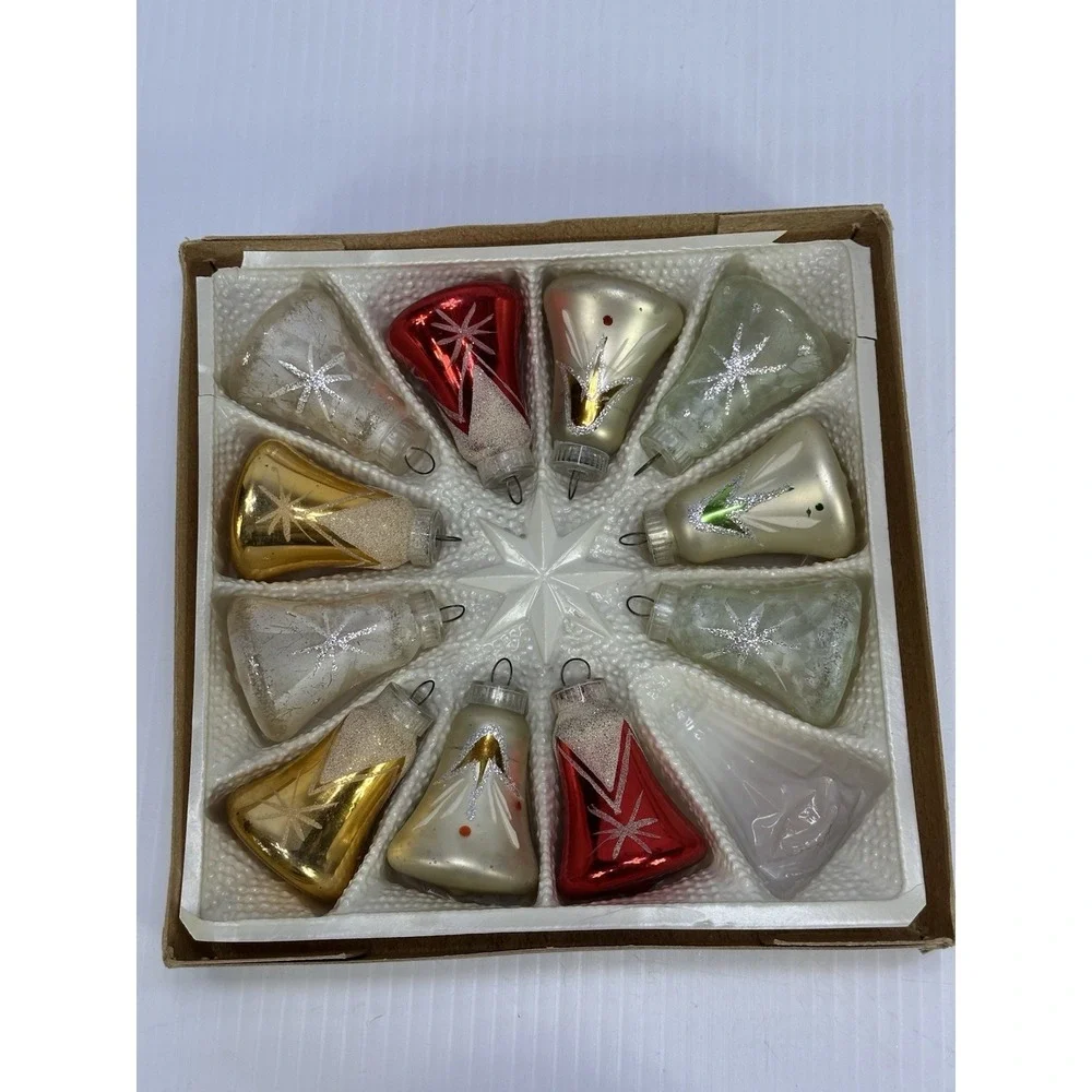 VINTAGE SEARS THE IMPERIAL COLLECTION CHRISTMAS ORNAMENT 11 BELLS AUSTRIA BOX